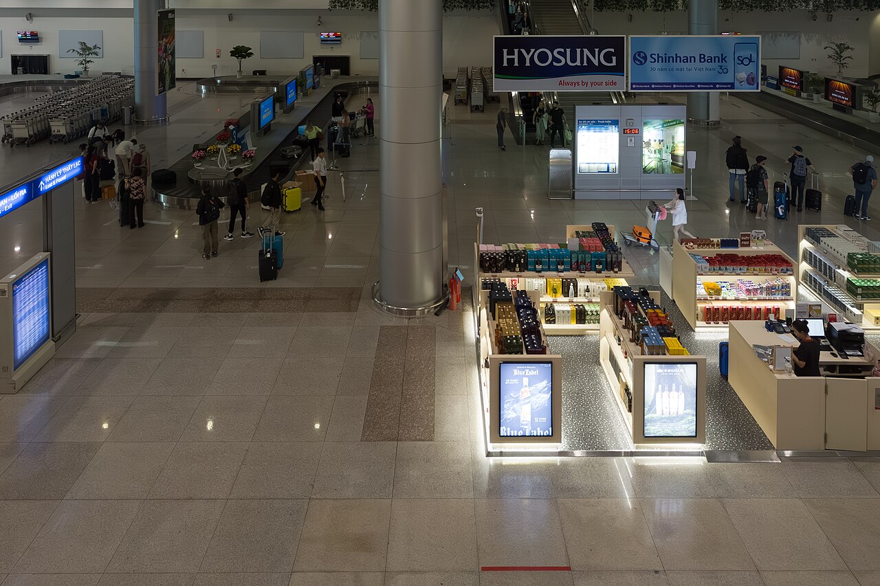 International arrivals terminal and immigration gates at Tan Son Nhat Airport in Ho Chi Minh City, Vietnam