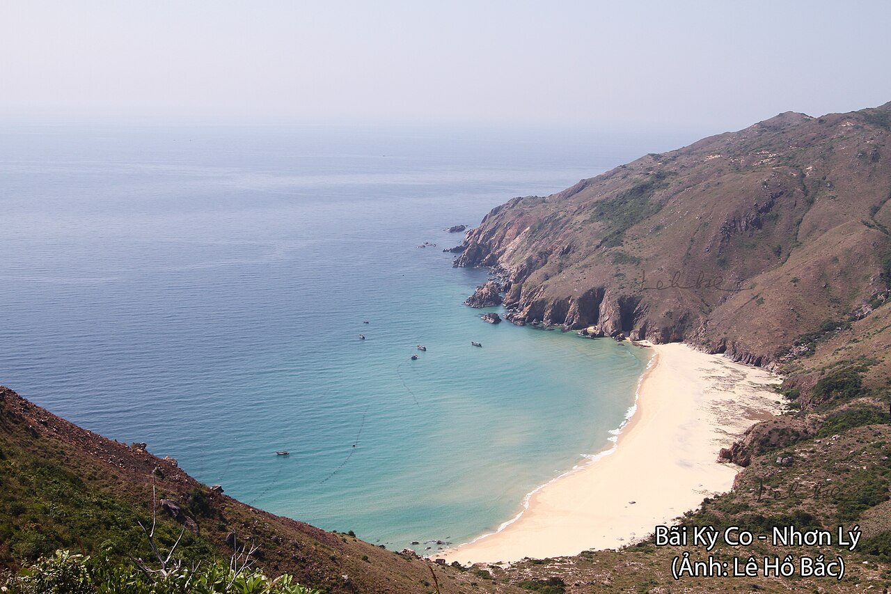 Ky Co beach near Quy Nhon city in Binh Dinh province