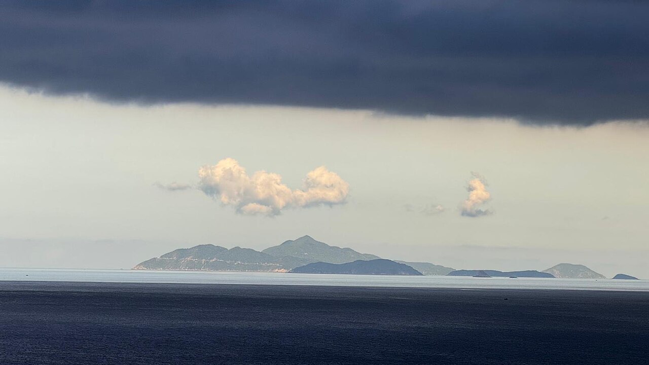 Cham Islands seen from the Da Nang coast