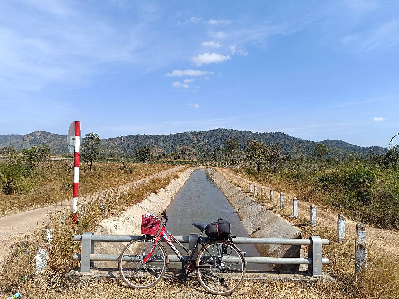 Highland plateau landscape between Buon Ma Thuot and the coastal highway