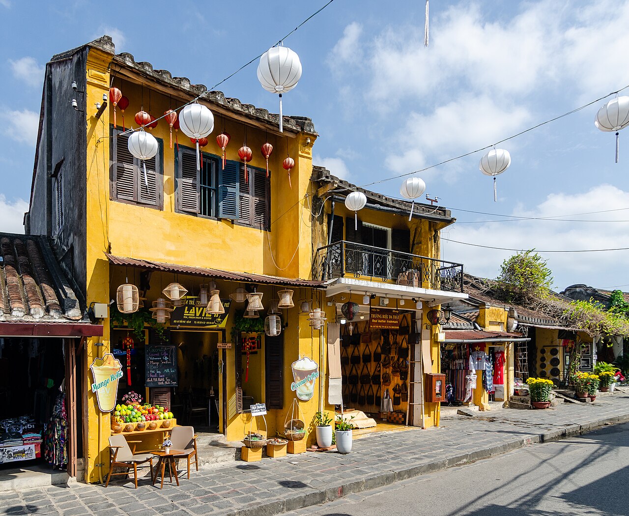 Hoi An Ancient Town street in central Vietnam